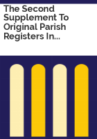 The_second_supplement_to_Original_parish__registers_in_record_offices_and_libraries
