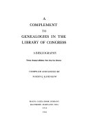 A_complement_to_Genealogies_in_the_Library_of_Congress