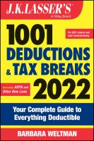 J_K__Lasser_s_1001_deductions_and_tax_breaks__2022